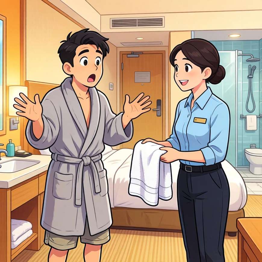 住酒店不带毛巾的人天塌了 / 可写该事件对住宿消费人群的影响