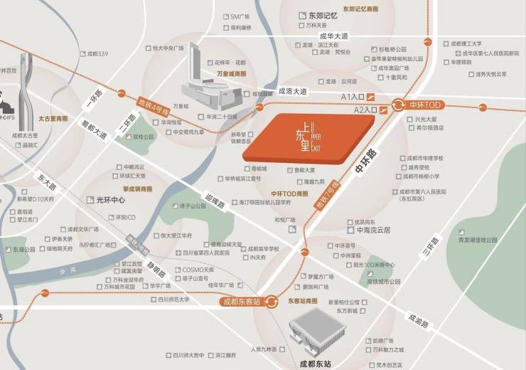 成都主城双轨上盖生活新地标 成华区青年跃变首选(图3)