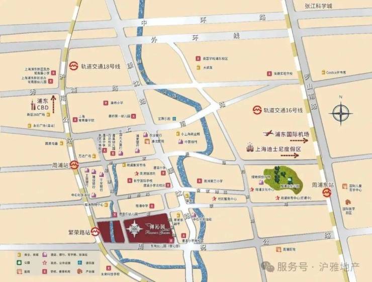 浦东周浦御沁园品质住宅社区，交通便利配套齐全(图7)