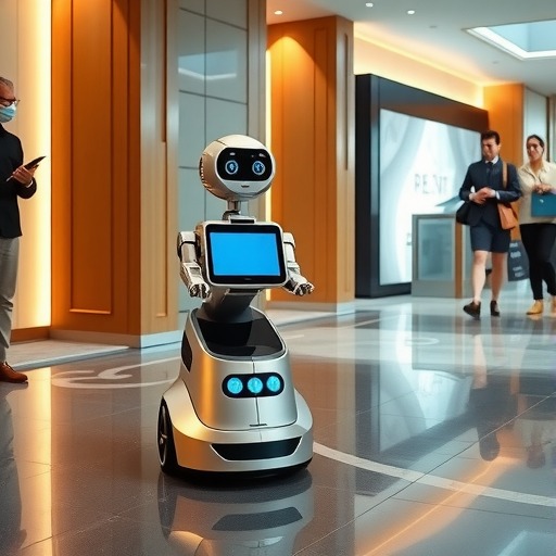 世茂酒店携手云迹科技于旗下酒店启用全新酒店商用服务机器人(图1)