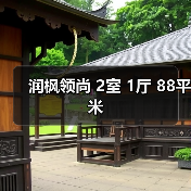润枫领尚 2室 1厅 88平米（图1）