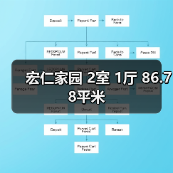 宏仁家园 2室 1厅 86.78平米（图3）