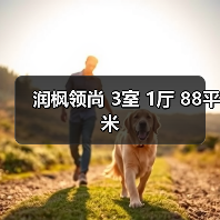 润枫领尚 3室 1厅 88平米（图4）