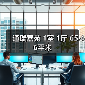 通瑞嘉苑 1室 1厅 65.46平米（图4）
