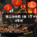南三环中路 3室 1厅 69.4平米（图3）
