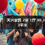 天兴家园 2室 1厅 90.33平米（图4）