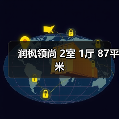 润枫领尚 2室 1厅 87平米（图2）