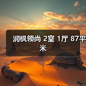 润枫领尚 2室 1厅 87平米（图3）