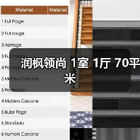 润枫领尚 1室 1厅 70平米（图3）