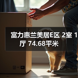 富力惠兰美居E区 2室 1厅 74.68平米（图2）