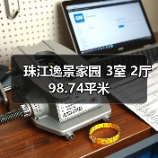 珠江逸景家园 3室 2厅 98.74平米（图2）