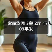 富丽华园 3室 2厅 176.09平米（图4）
