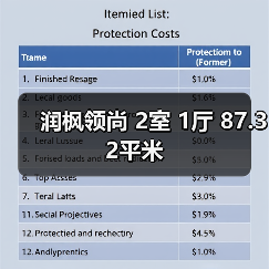 润枫领尚 2室 1厅 87.32平米（图2）