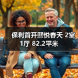 保利首开熙悦春天 2室 1厅 82.2平米（图4）