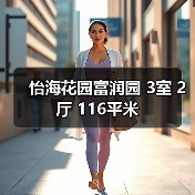 怡海花园富润园 3室 2厅 116平米（图1）