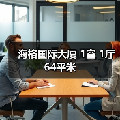海格国际大厦 1室 1厅 64平米（图2）