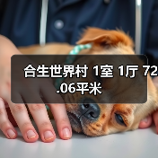 合生世界村 1室 1厅 72.06平米（图4）