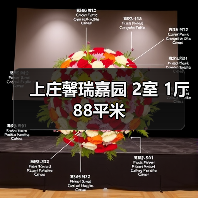 上庄馨瑞嘉园 2室 1厅 88平米（图1）