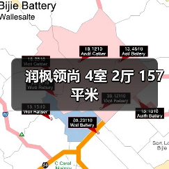 润枫领尚 4室 2厅 157平米（图3）