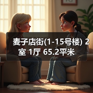 麦子店街(1-15号楼) 2室 1厅 65.2平米（图2）
