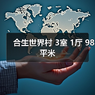 合生世界村 3室 1厅 98平米（图2）