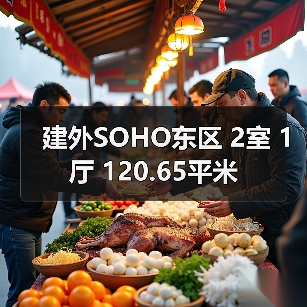 建外SOHO东区 2室 1厅 120.65平米（图2）