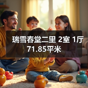 瑞雪春堂二里 2室 1厅 71.85平米（图1）