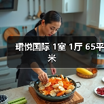珺悦国际 1室 1厅 65平米（图4）