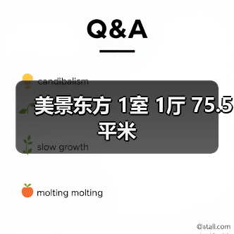美景东方 1室 1厅 75.5平米（图4）