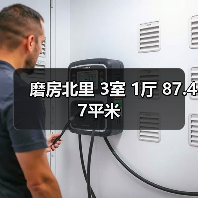 磨房北里 3室 1厅 87.47平米（图2）