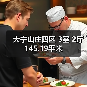 大宁山庄四区 3室 2厅 145.19平米（图2）