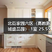 北街家园六区（高教新城盛品园） 1室 25.55平米（图4）