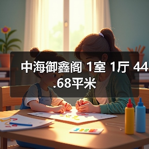 中海御鑫阁 1室 1厅 44.68平米（图2）
