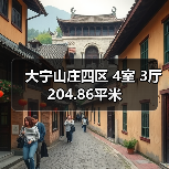 大宁山庄四区 4室 3厅 204.86平米（图3）
