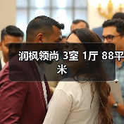 润枫领尚 3室 1厅 88平米（图4）