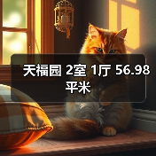 天福园 2室 1厅 56.98平米（图4）