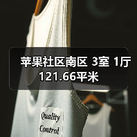 苹果社区南区 3室 1厅 121.66平米（图4）