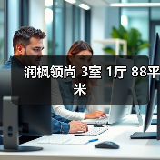 润枫领尚 3室 1厅 88平米（图2）