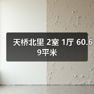 天桥北里 2室 1厅 60.69平米（图1）