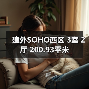 建外SOHO西区 3室 2厅 200.93平米（图1）