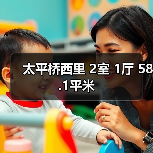 太平桥西里 2室 1厅 58.1平米（图1）