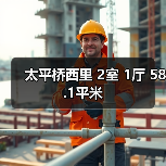 太平桥西里 2室 1厅 58.1平米（图4）