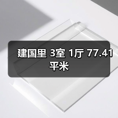 建国里 3室 1厅 77.41平米（图1）