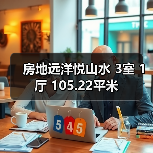 房地远洋悦山水 3室 1厅 105.22平米（图3）