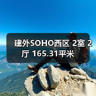 建外SOHO西区 2室 2厅 165.31平米（图1）
