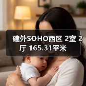 建外SOHO西区 2室 2厅 165.31平米（图2）
