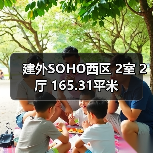 建外SOHO西区 2室 2厅 165.31平米（图3）