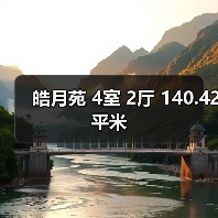 皓月苑 4室 2厅 140.42平米（图2）