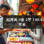 皓月苑 4室 2厅 140.42平米（图1）