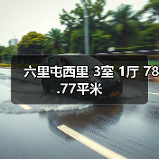 六里屯西里 3室 1厅 78.77平米（图1）